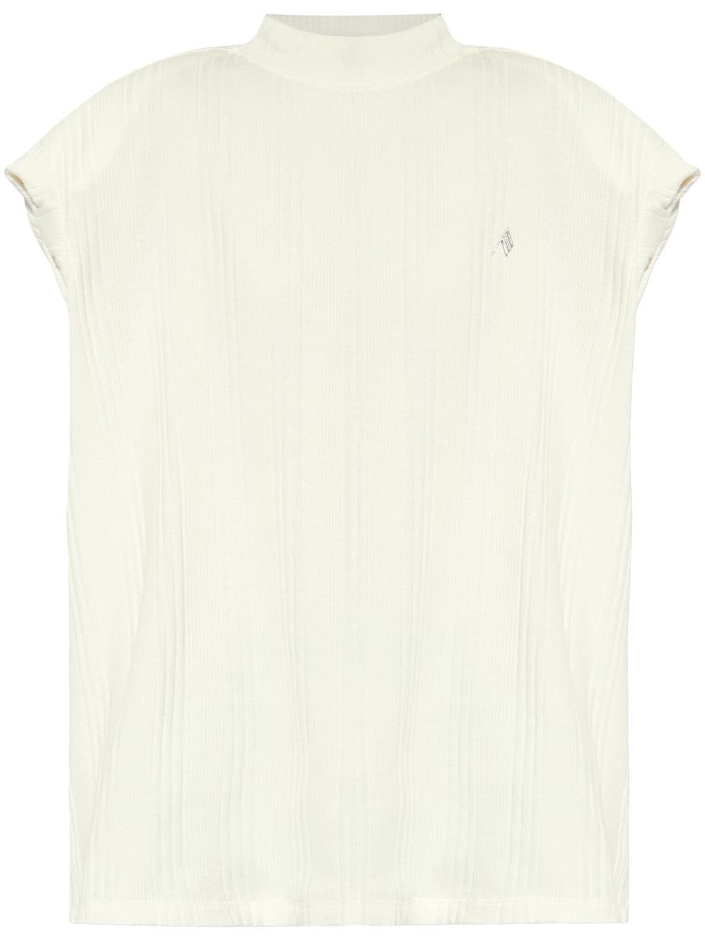 The Attico Logo Cotton T-Shirt - The Attico - Modalova
