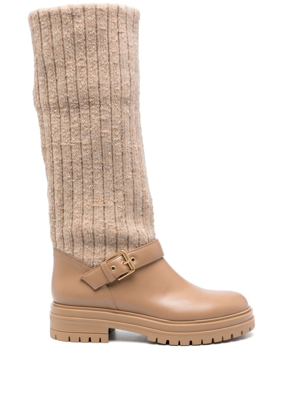 Gianvito Rossi Brown Round-toe Boots