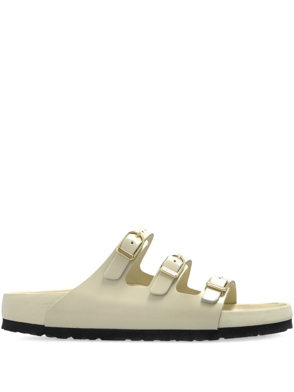 Birkenstock Triple Buckle Open Toe Flat Sole Sandals
