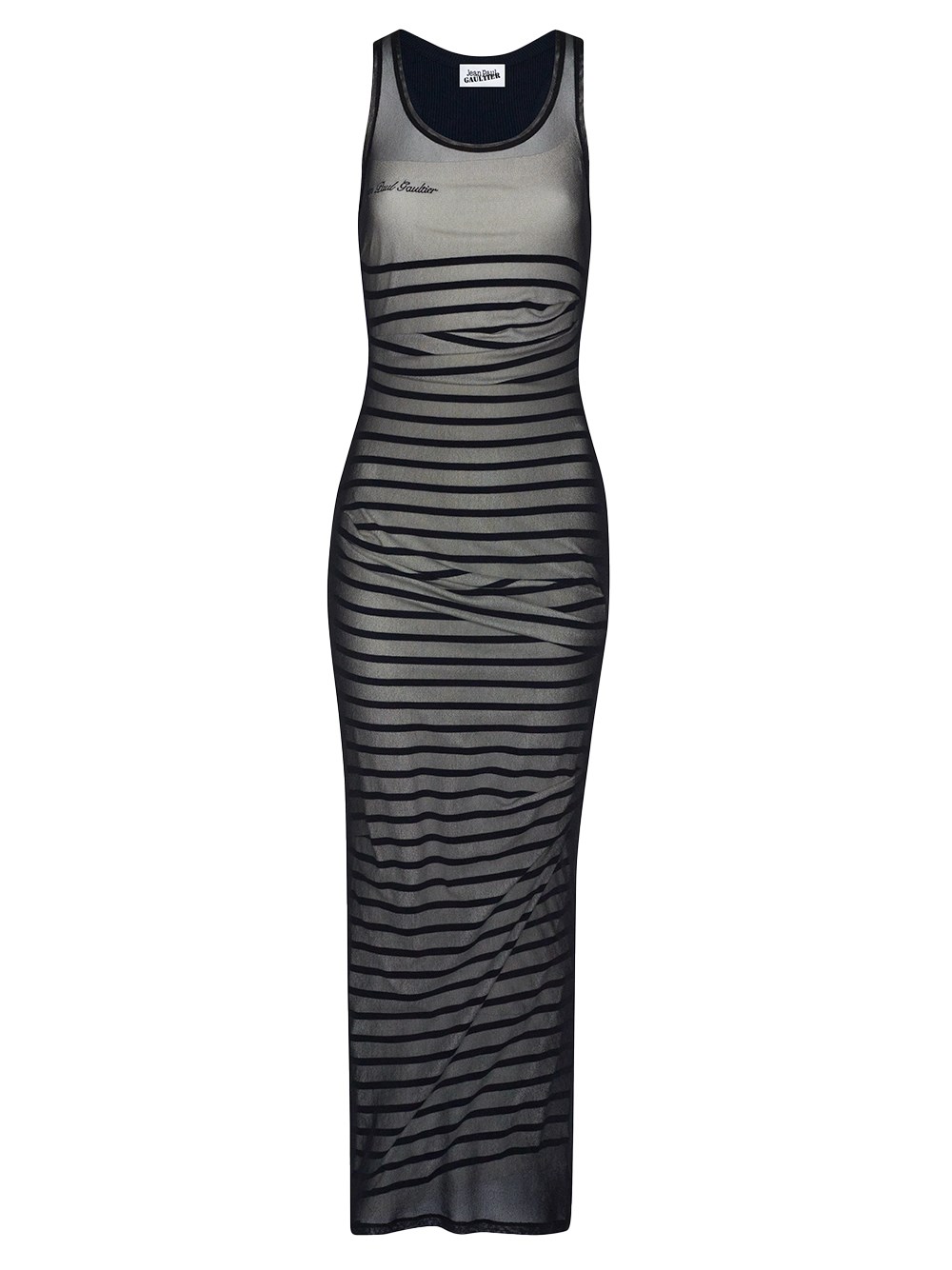 Mariniere Print Long Dress - JEAN PAUL GAULTIER - Modalova