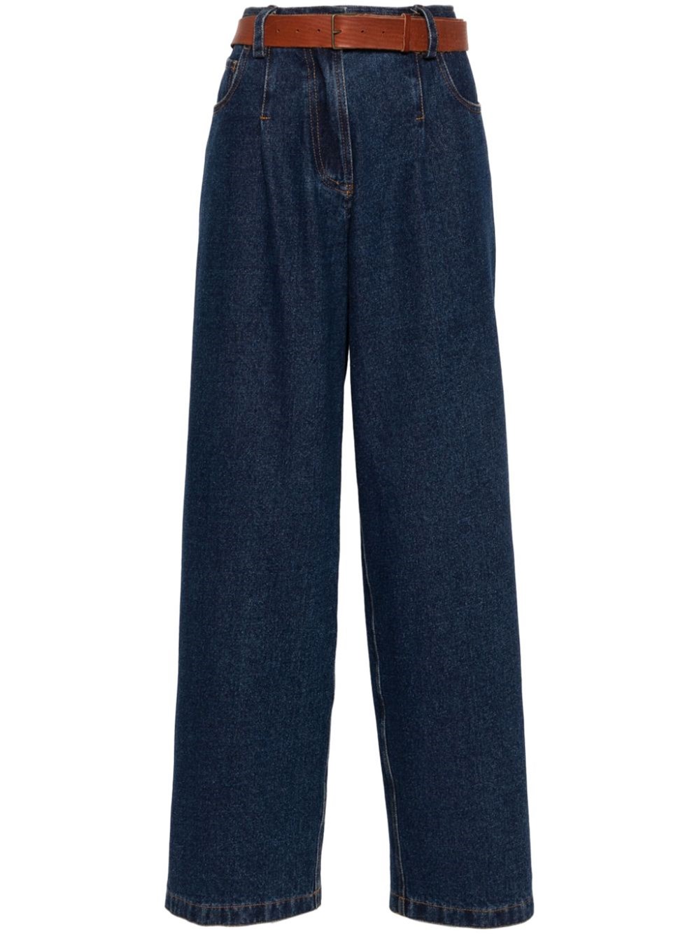 Forte Forte Wide Leg Denim Jeans