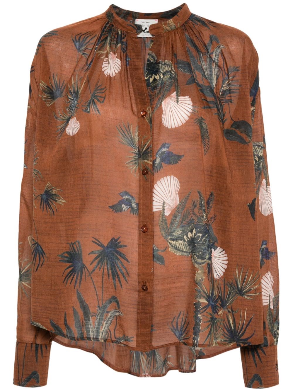 Forte Forte Silk Blend Printed Shirt