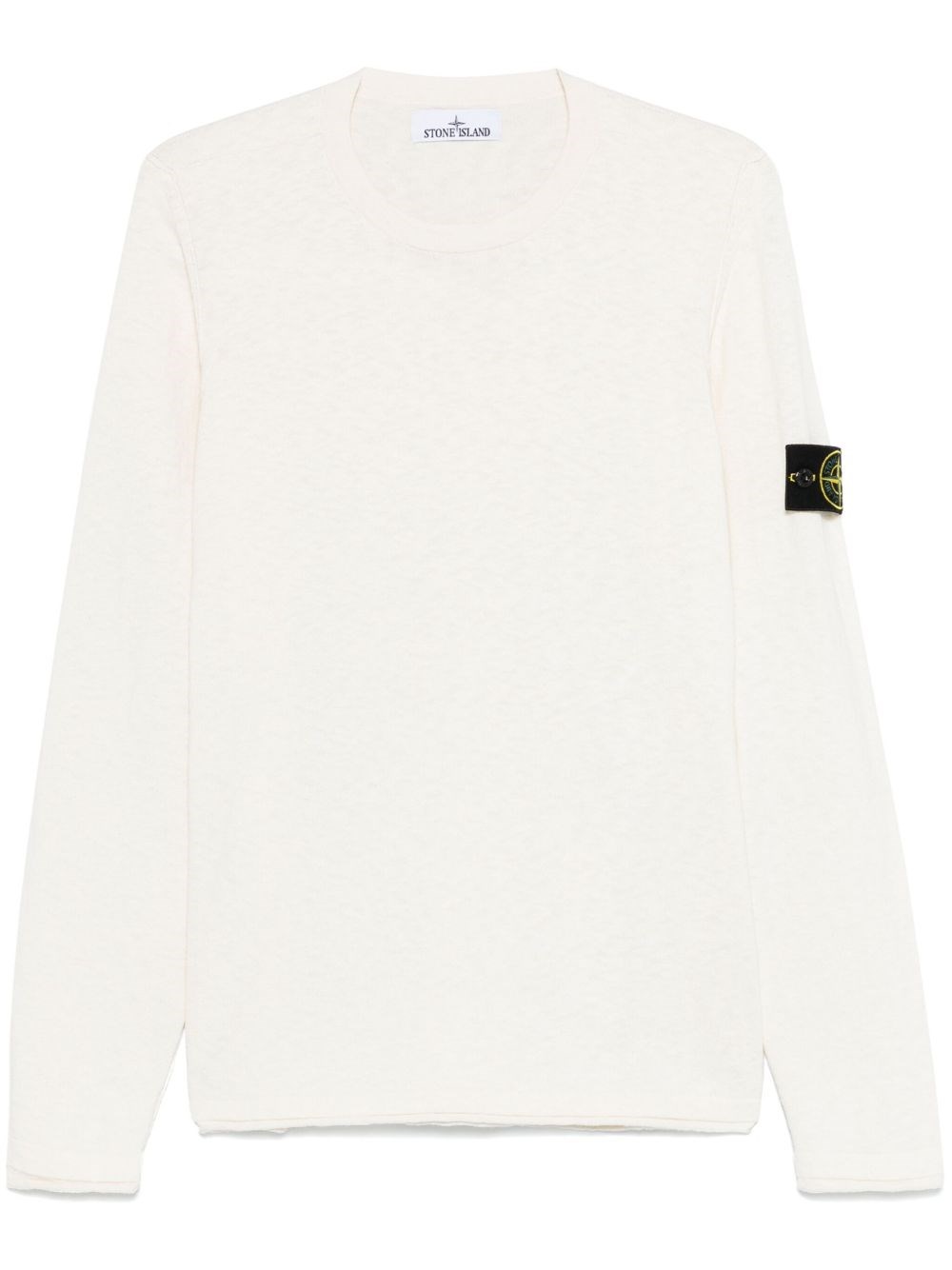 Stone Island Logo Crewneck Sweater - Stone Island - Modalova