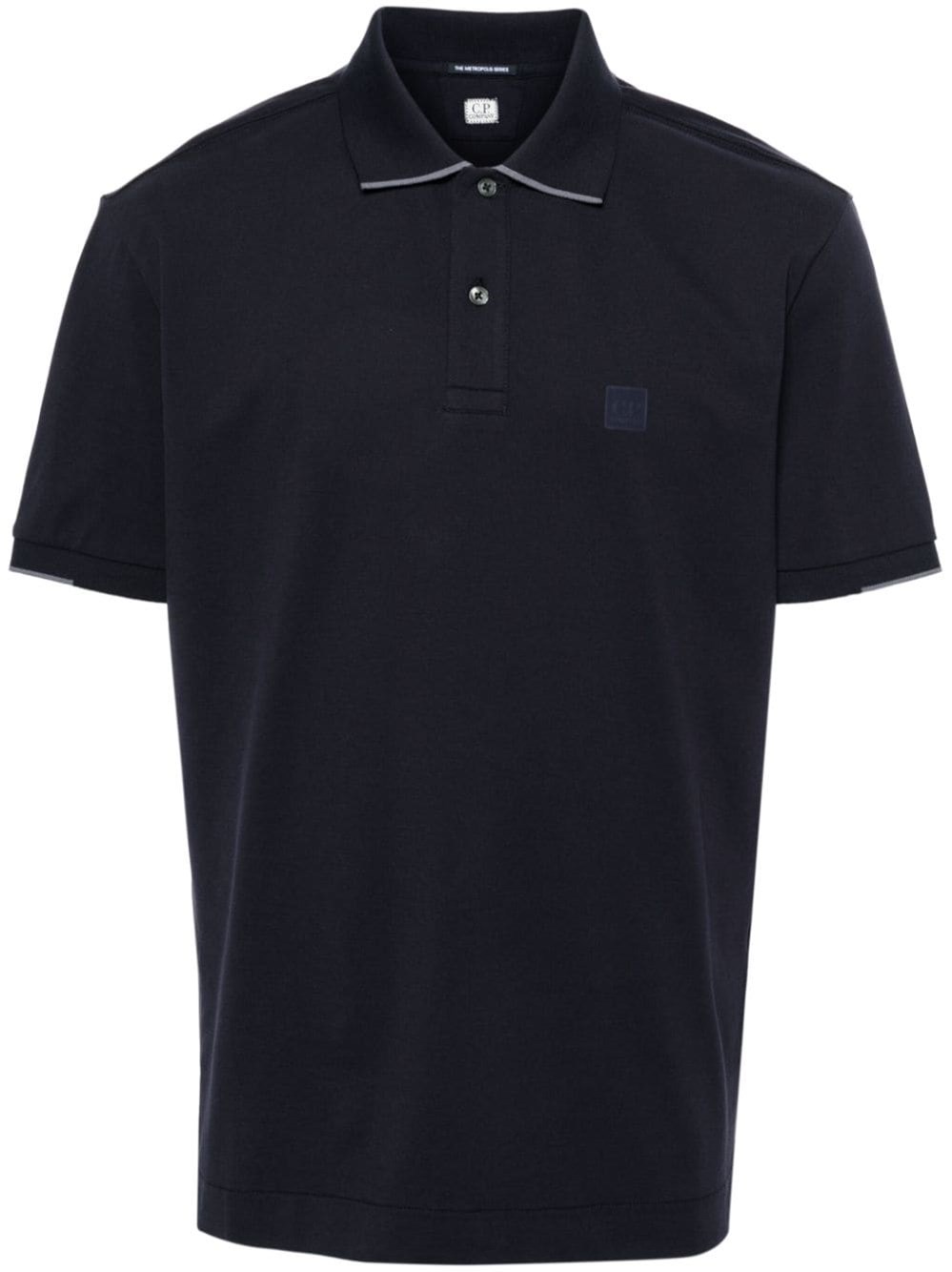 C.P. COMPANY Logo Cotton Polo Shirt - C.P. COMPANY - Modalova