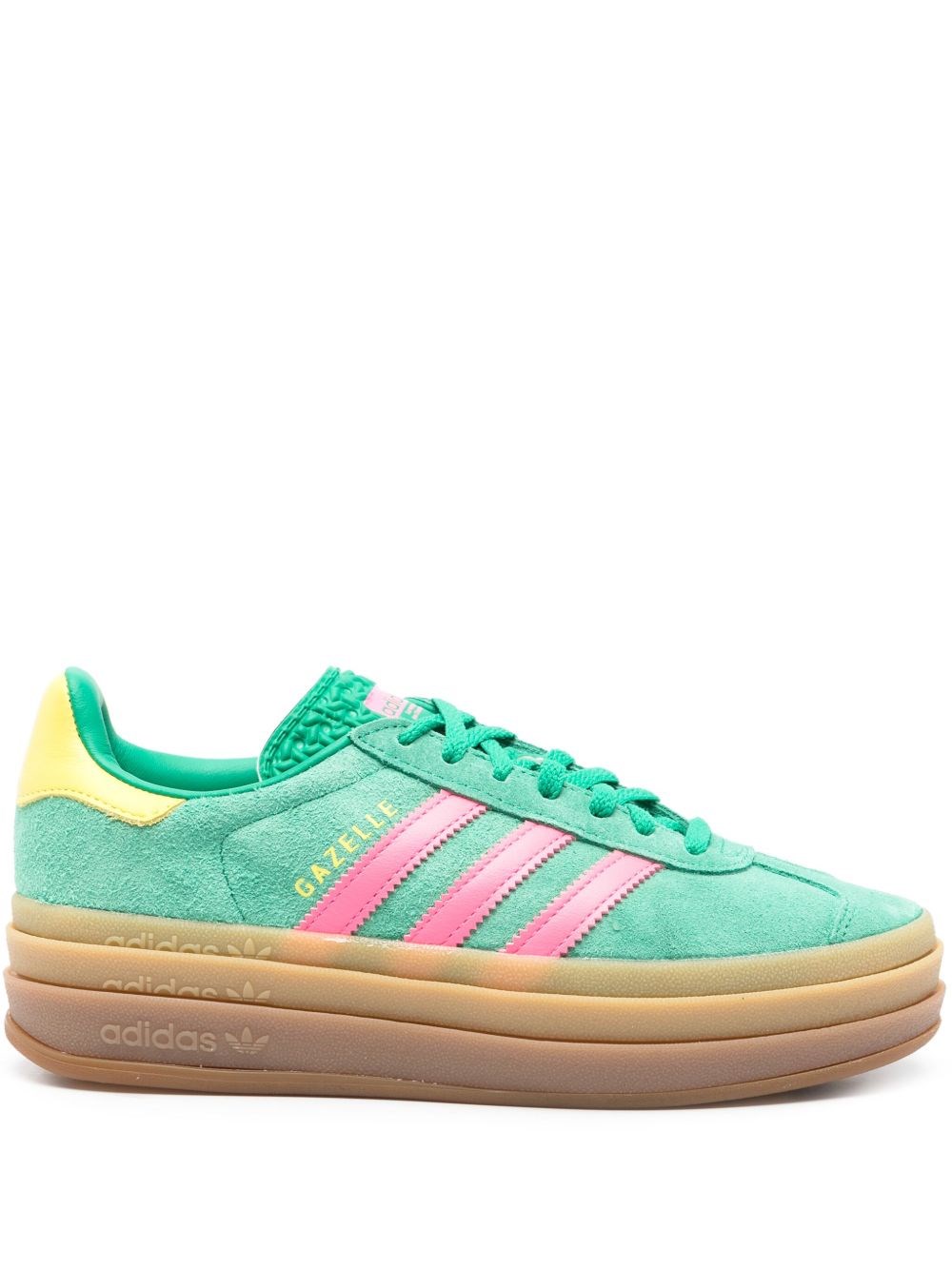 Adidas Originals Suede Upper Sneakers With Contrast Heel Tab