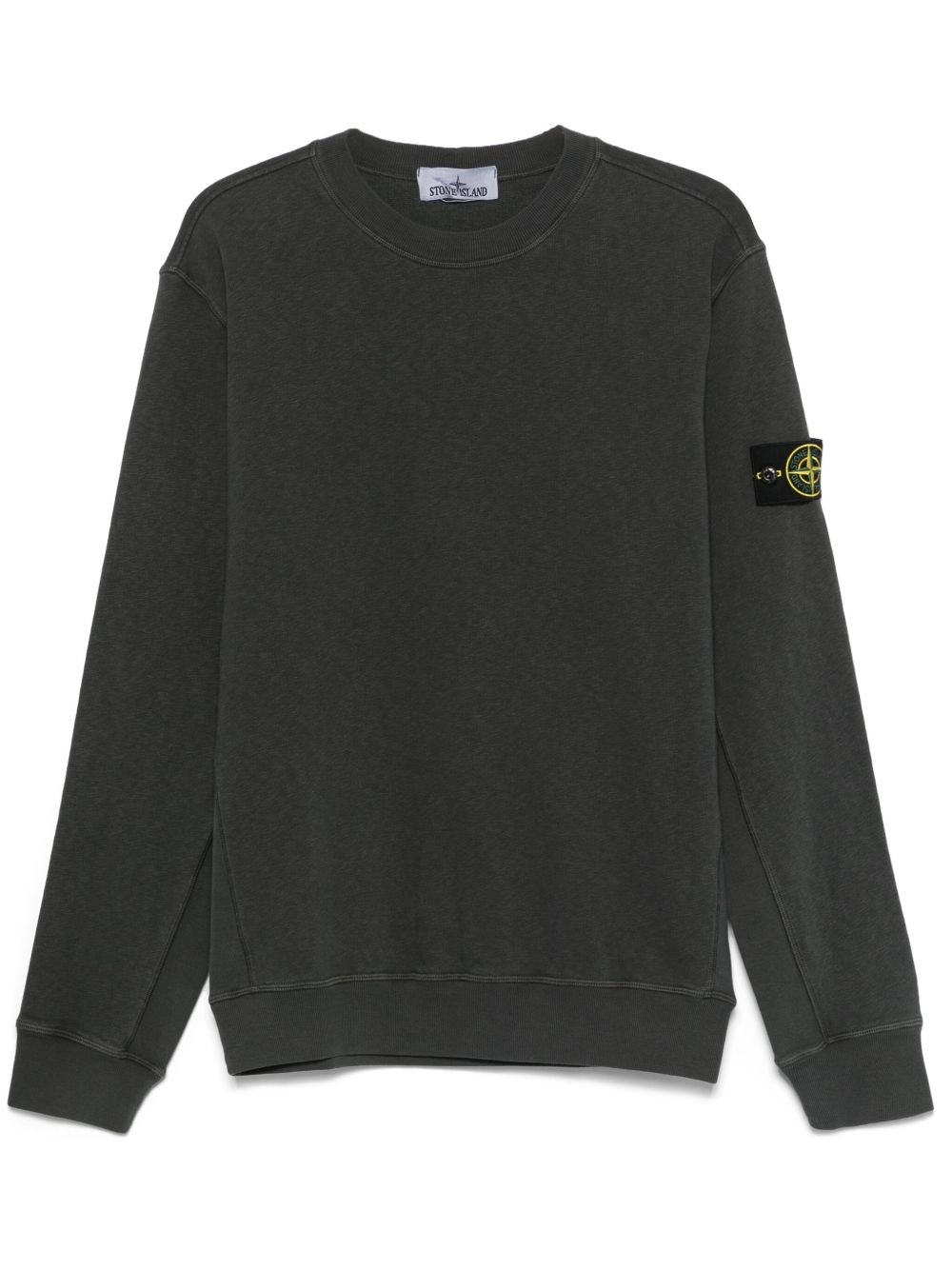 Stone Island Logo Cotton Sweatshirt - Stone Island - Modalova