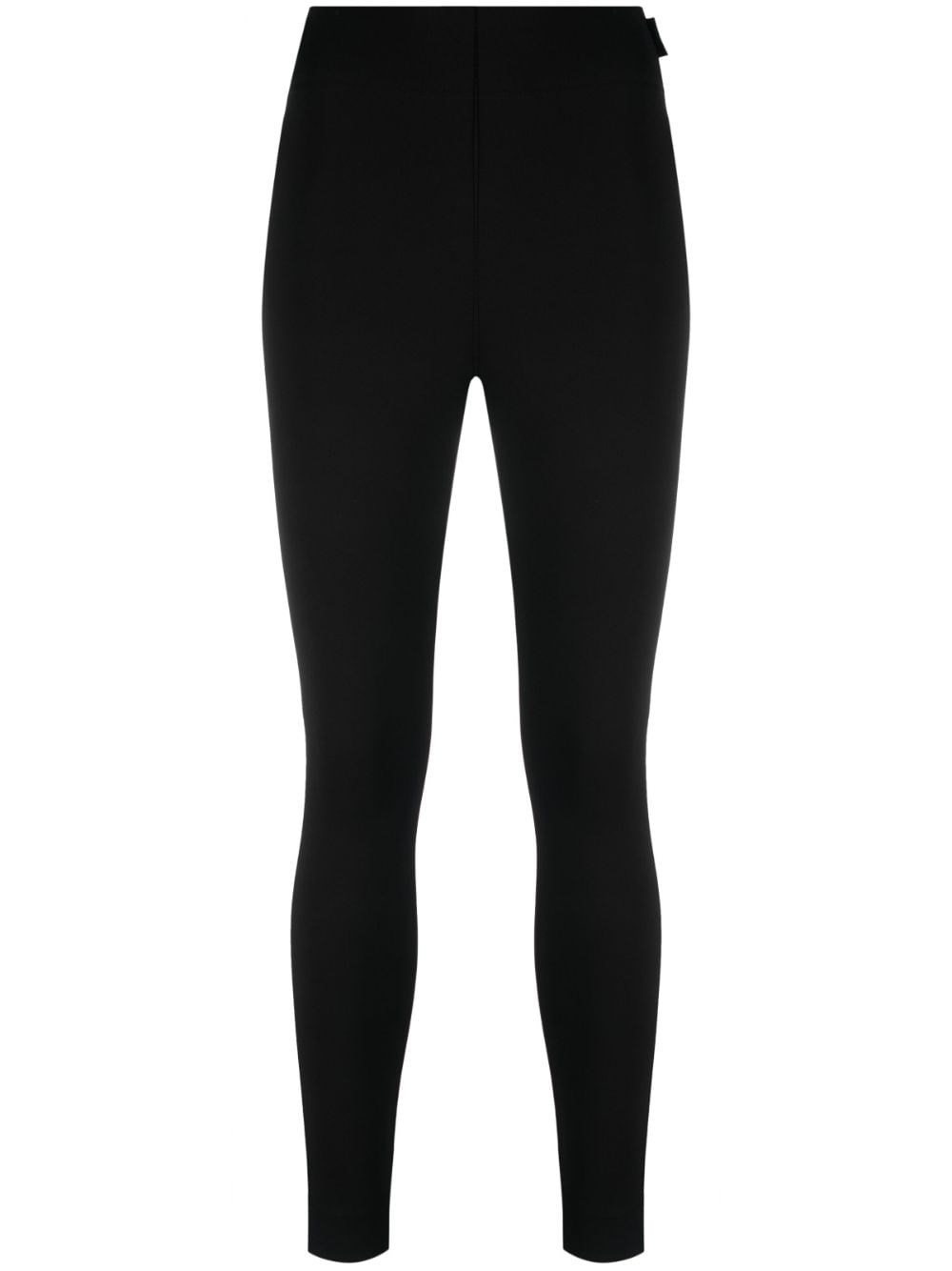 Moncler Technical Jersey Leggings For Active Wear In Silver