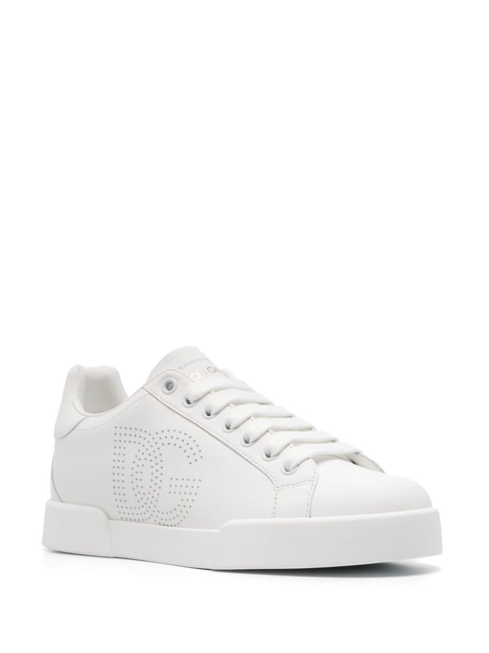DOLCE & GABBANA- Portofino Leather Sneakers