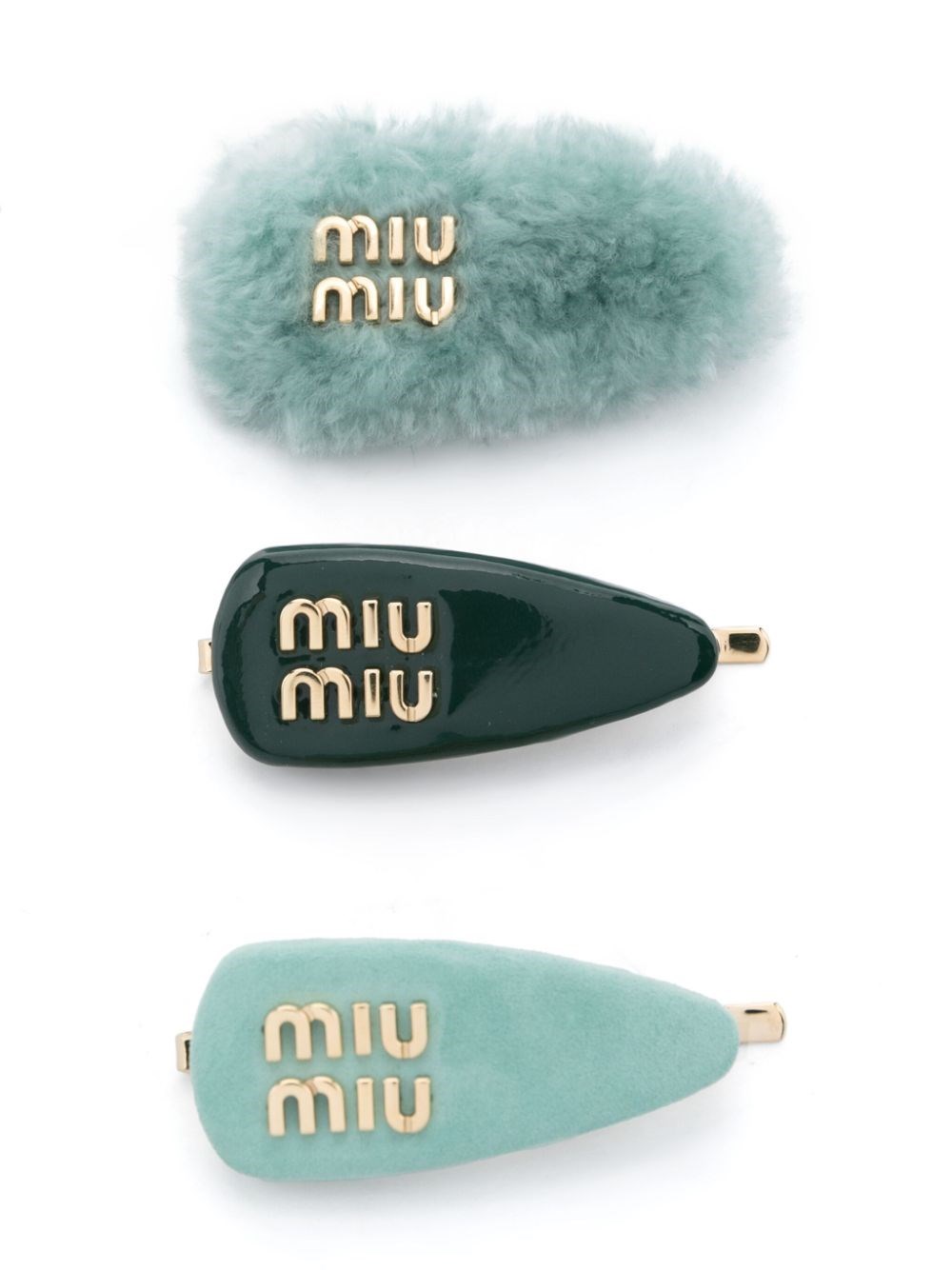 Miu Miu Hair Clips - 3 Pack - Miu Miu - Modalova