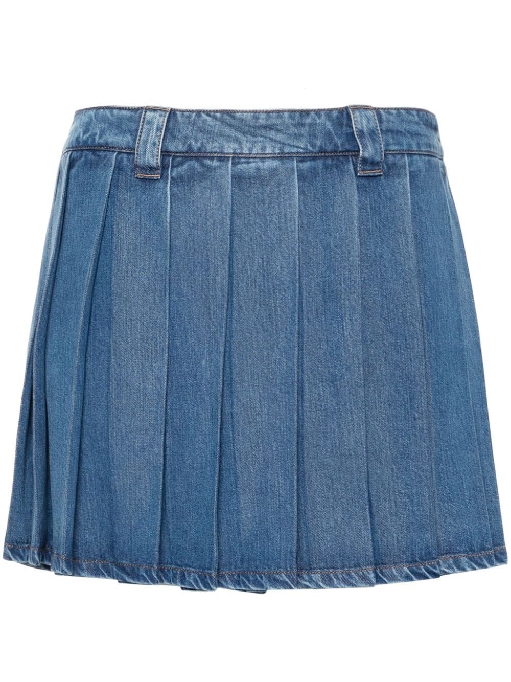 Miu Miu Denim Mini Skirt - Miu Miu - Modalova