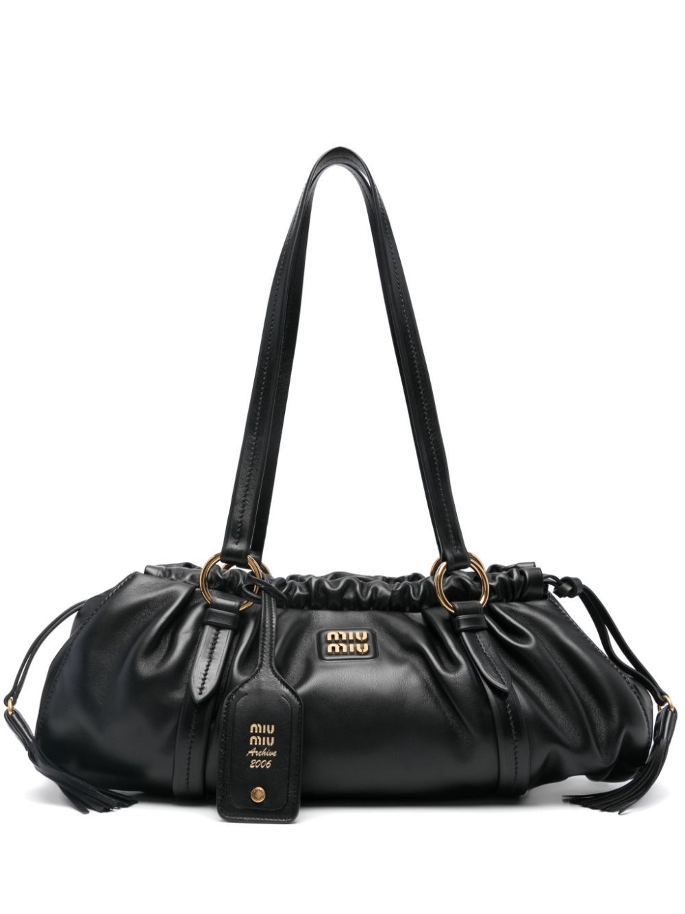 Miu Miu Jolie Leather Shoulder Bag - Miu Miu - Modalova