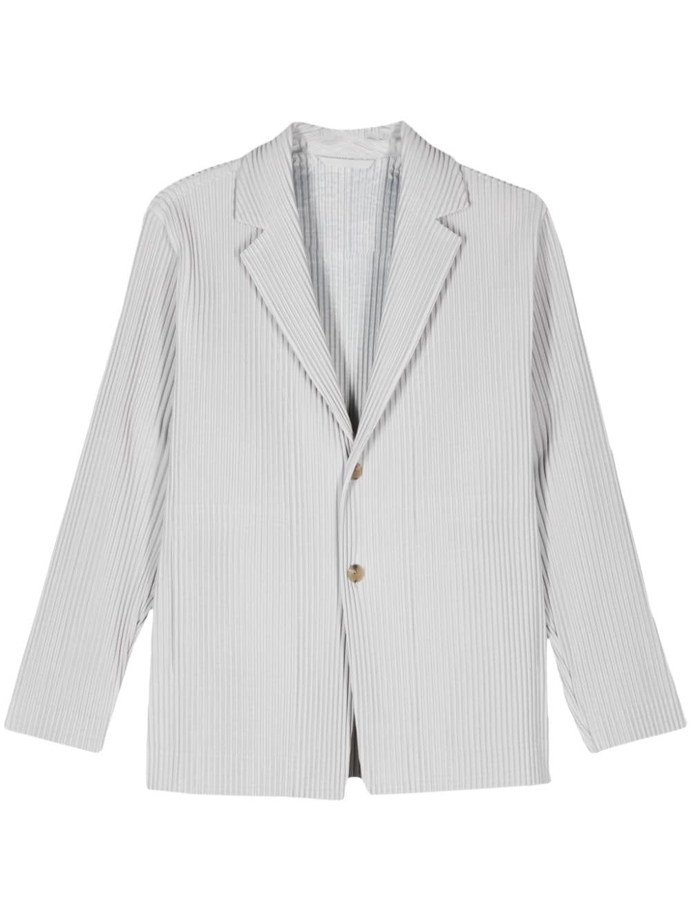 Pleated Single-Breasted Jacket - HOMME PLISSE' ISSEY MIYAKE - Modalova