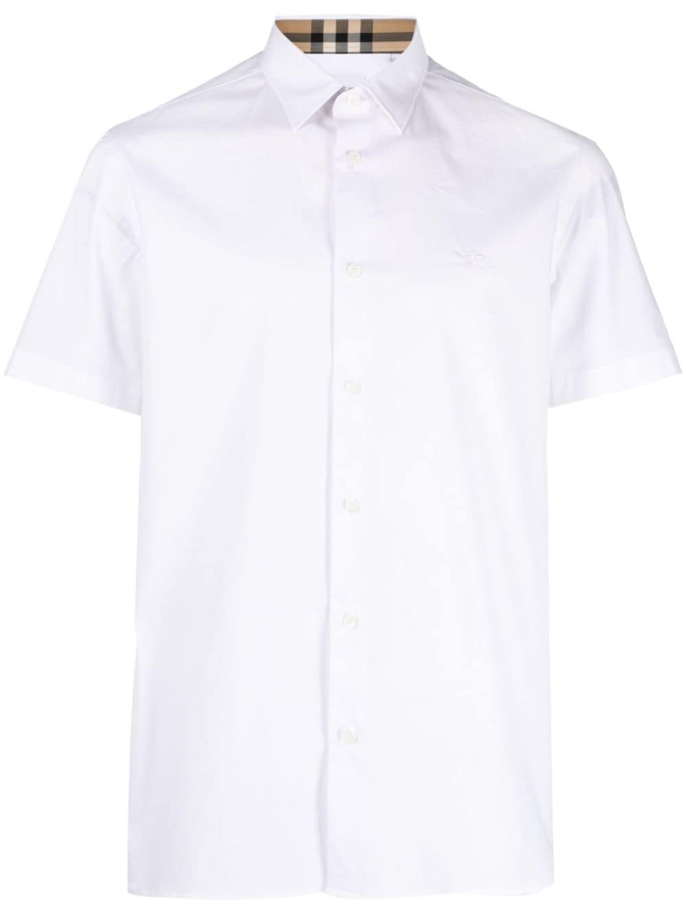Burberry Ekd Logo Cotton Shirt - Burberry - Modalova