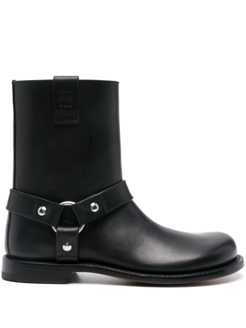 Loewe Campo Leather Biker Boots - Loewe - Modalova