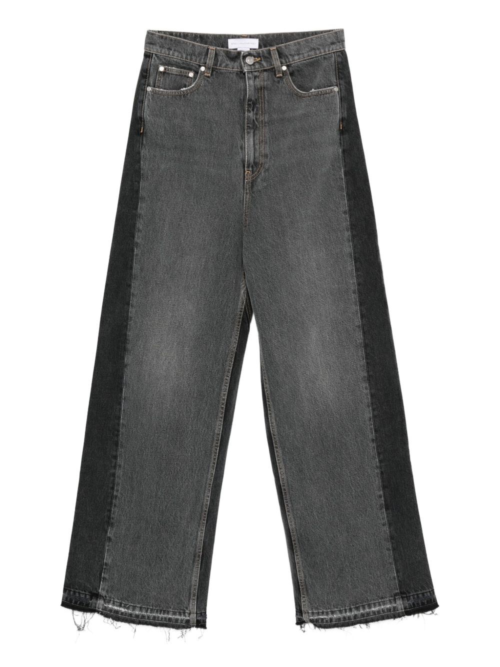 Cotton Blend Wide-Leg Trousers - Stella McCartney - Modalova