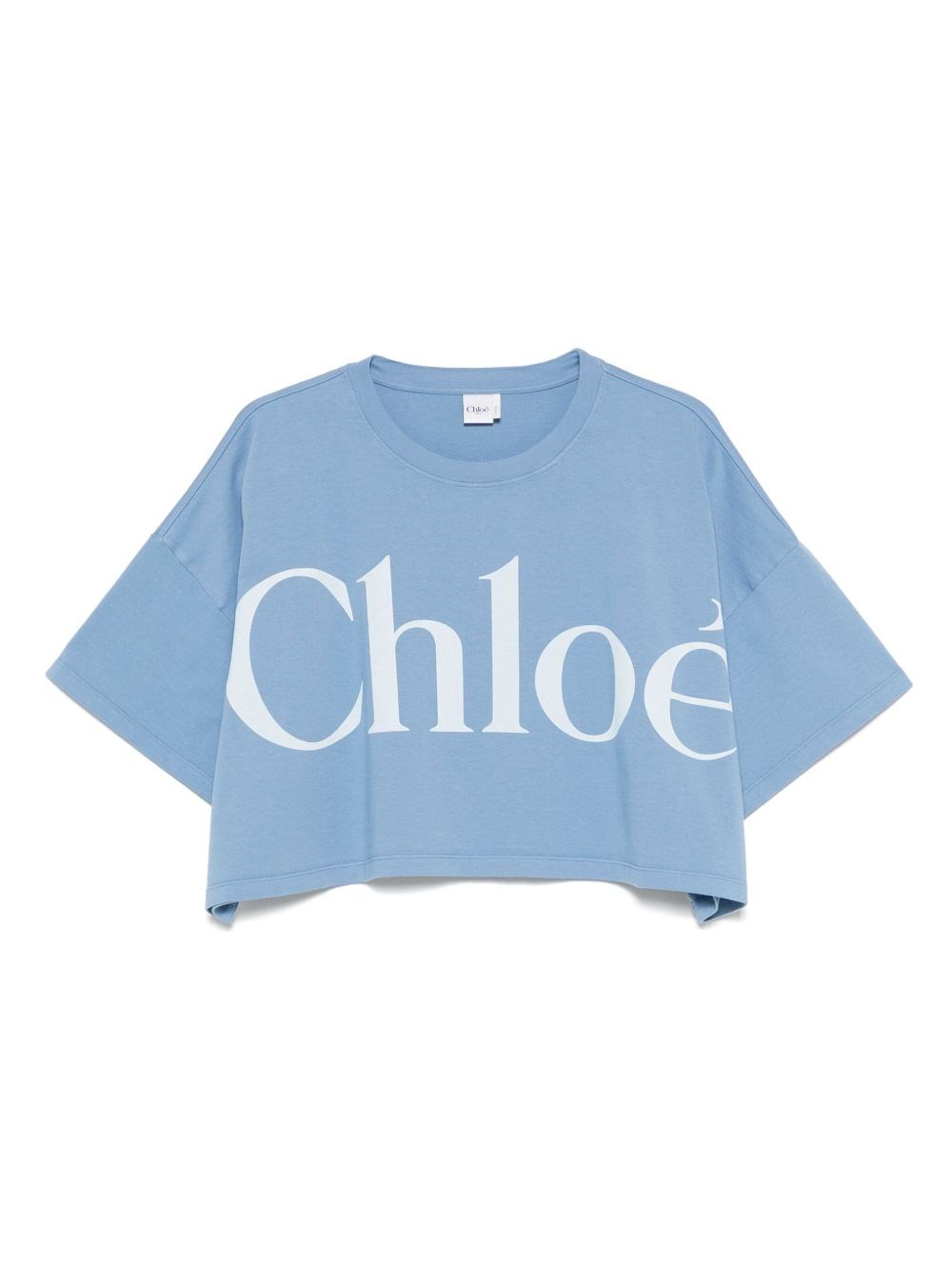 Chloè Logo Cotton Cropped T-Shirt - Chloè - Modalova