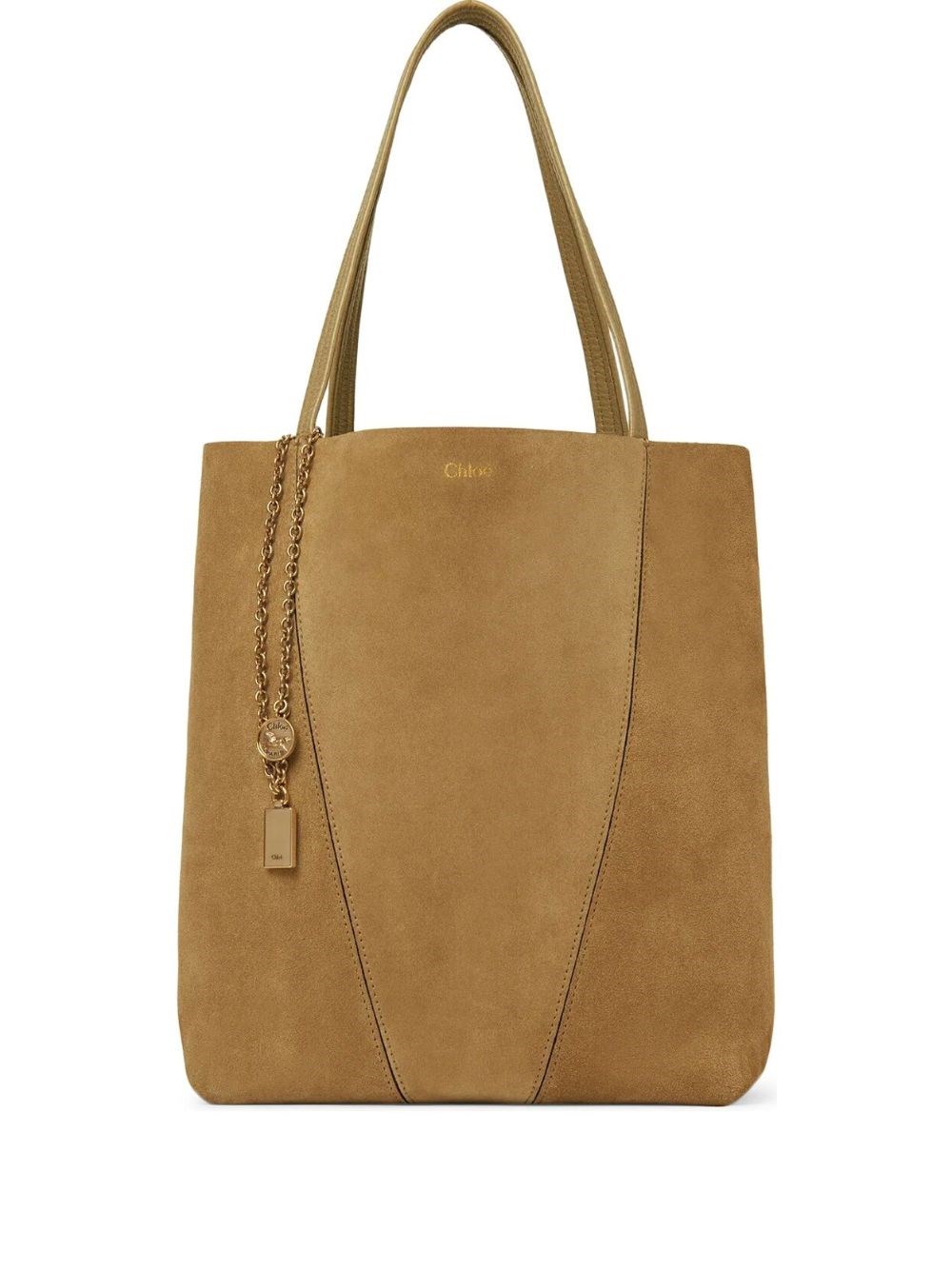Chloé Chloè Spin Suede Leather Tote Bag