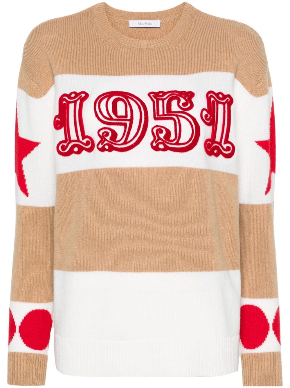 Max Mara Dirce 1951-motif Striped Jumper