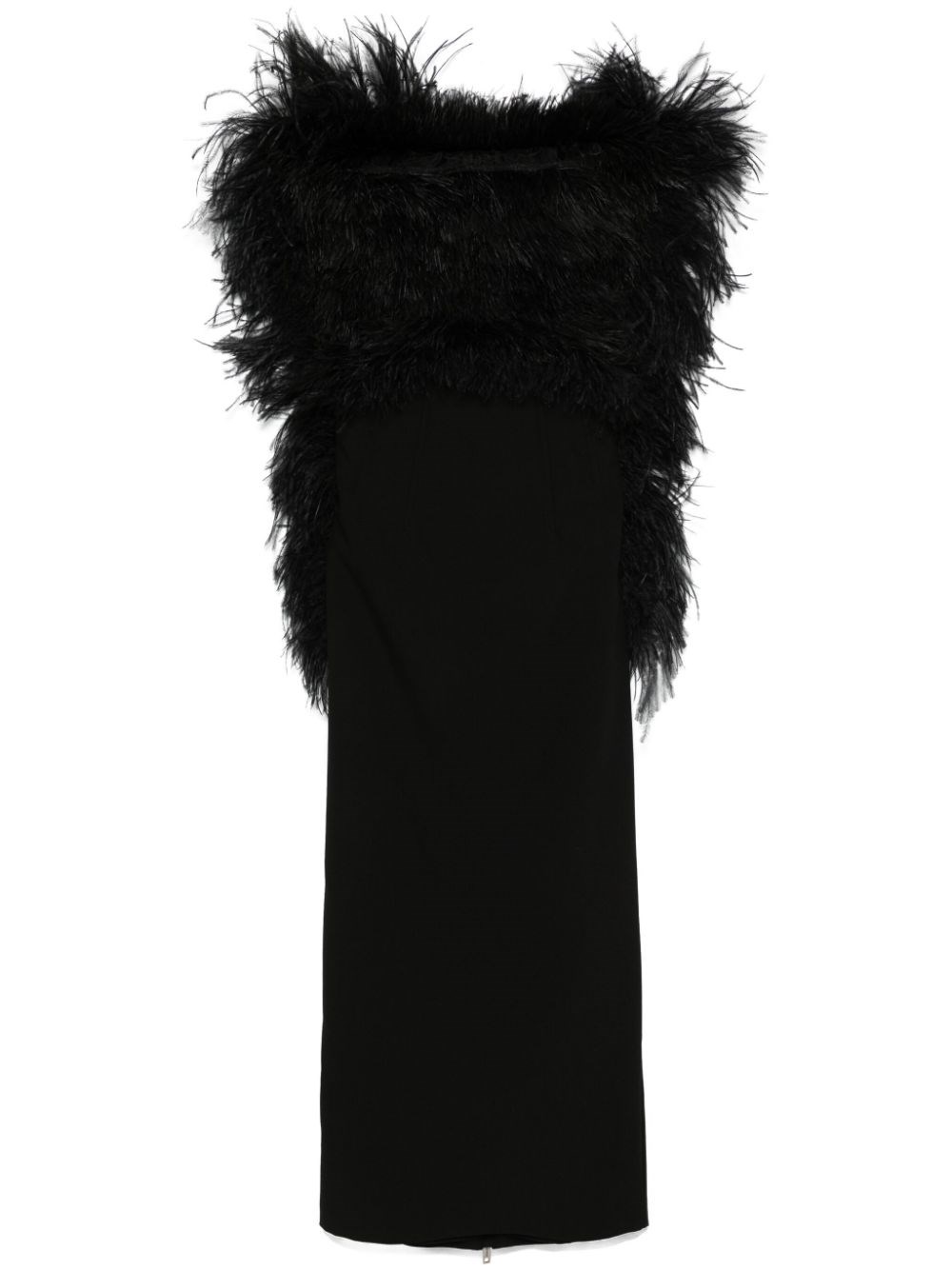 SportMax Feathered Midi Dress