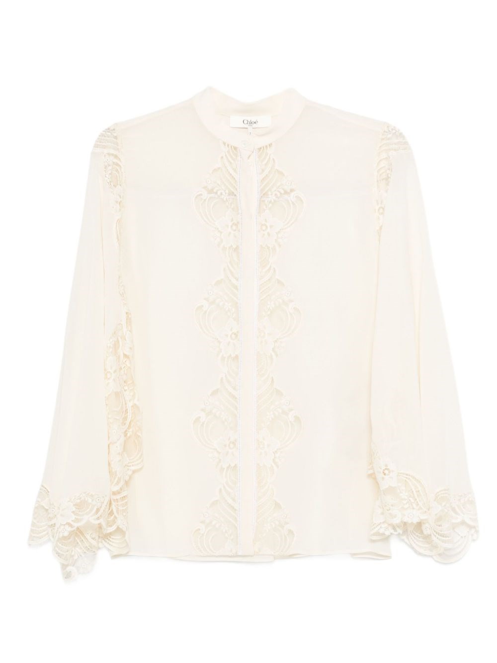 Chloé Chloè Silk Blouse In White