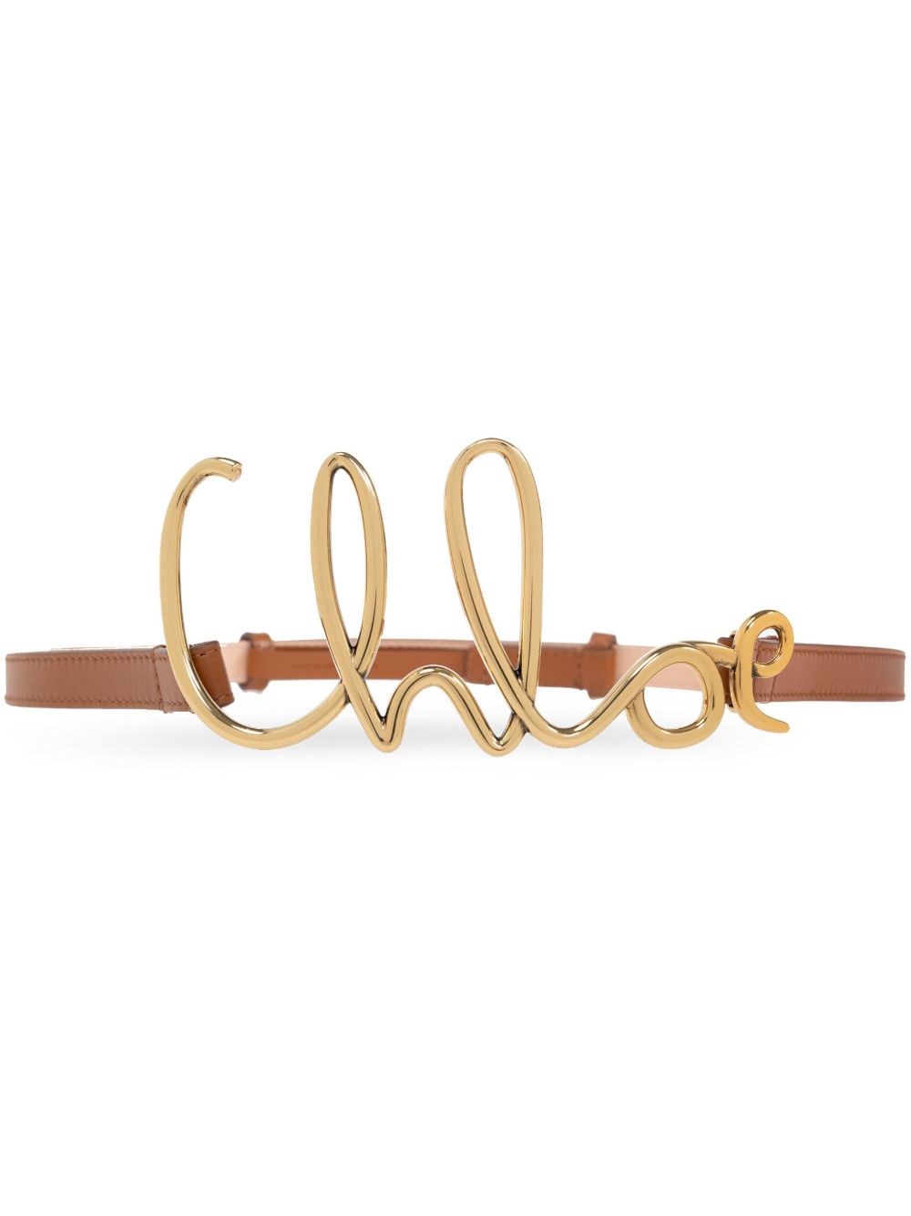 Chloé Logo Leather Belt