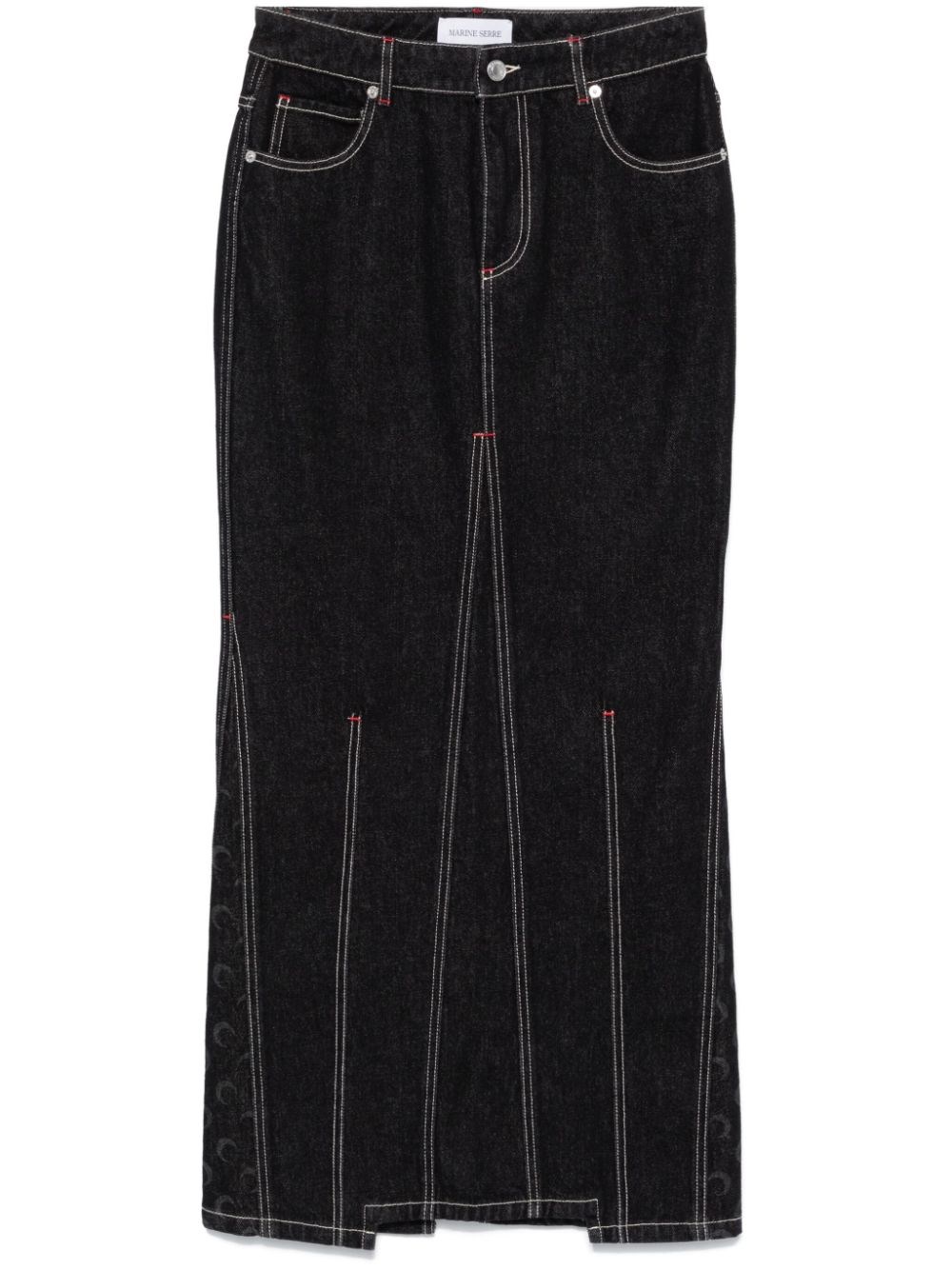 Marine Serre Crescent-moon Maxi Skirt