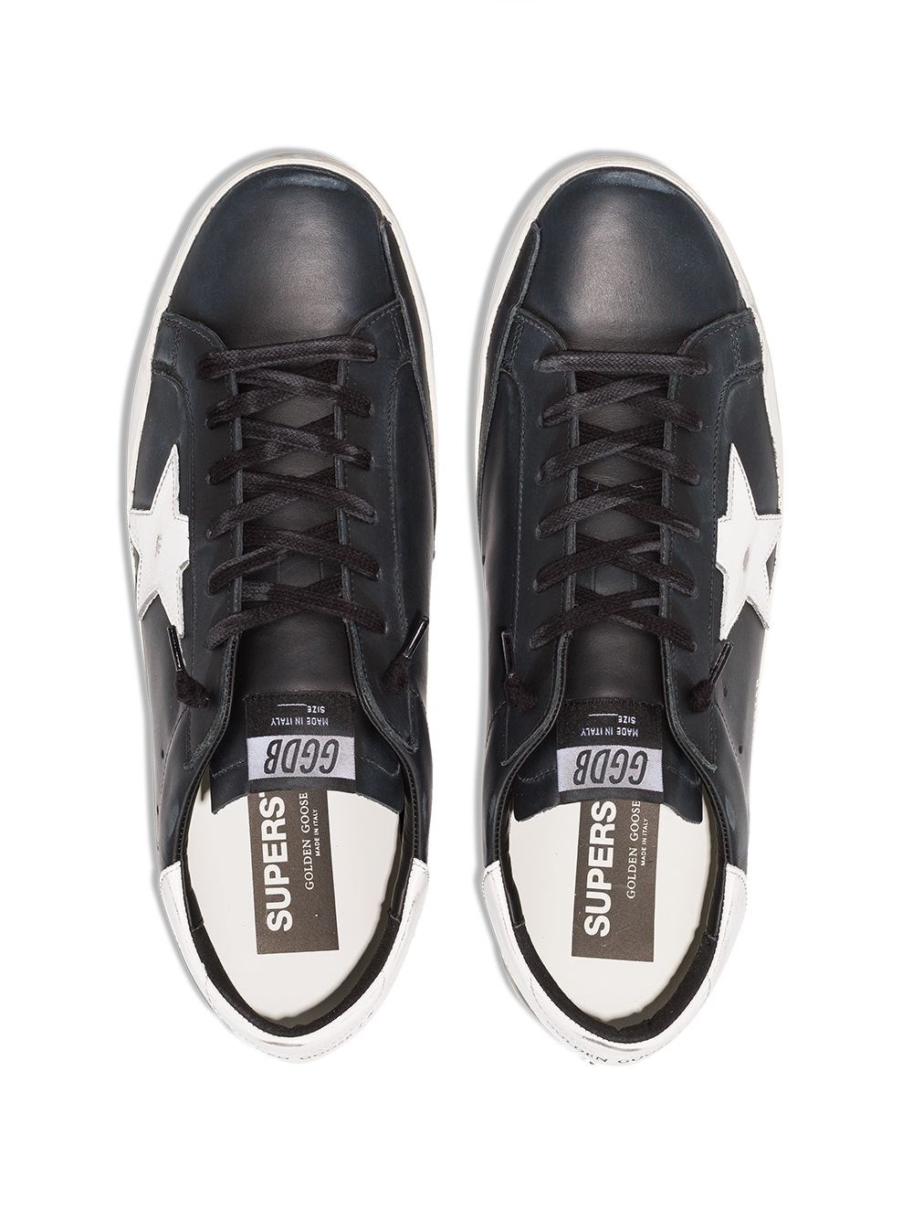 GOLDEN GOOSE- Super Star Leather Sneakers