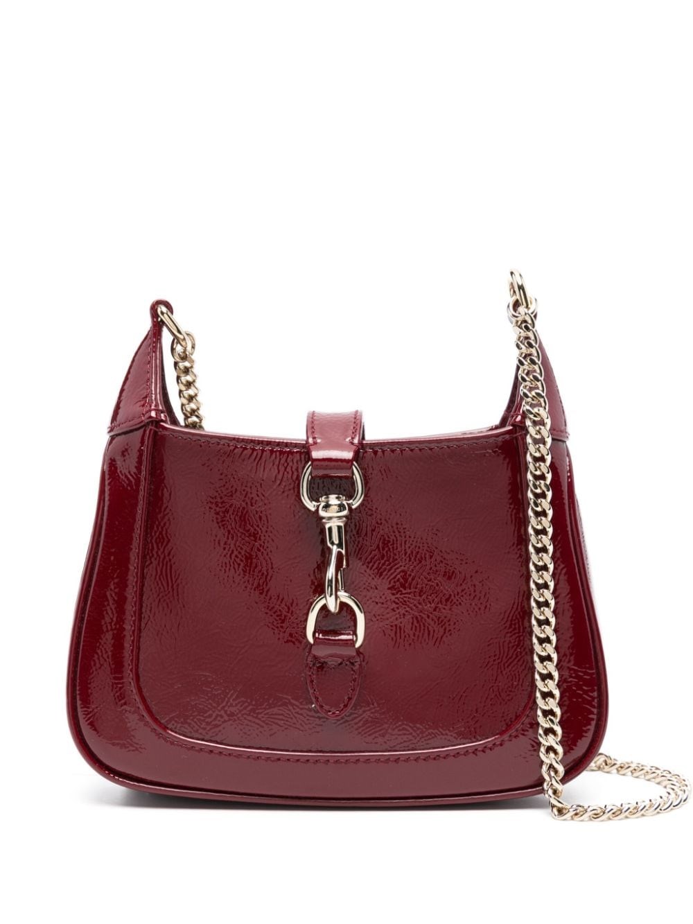 Gucci Borsa Jackie Notte Mini In Pelle Verniciata