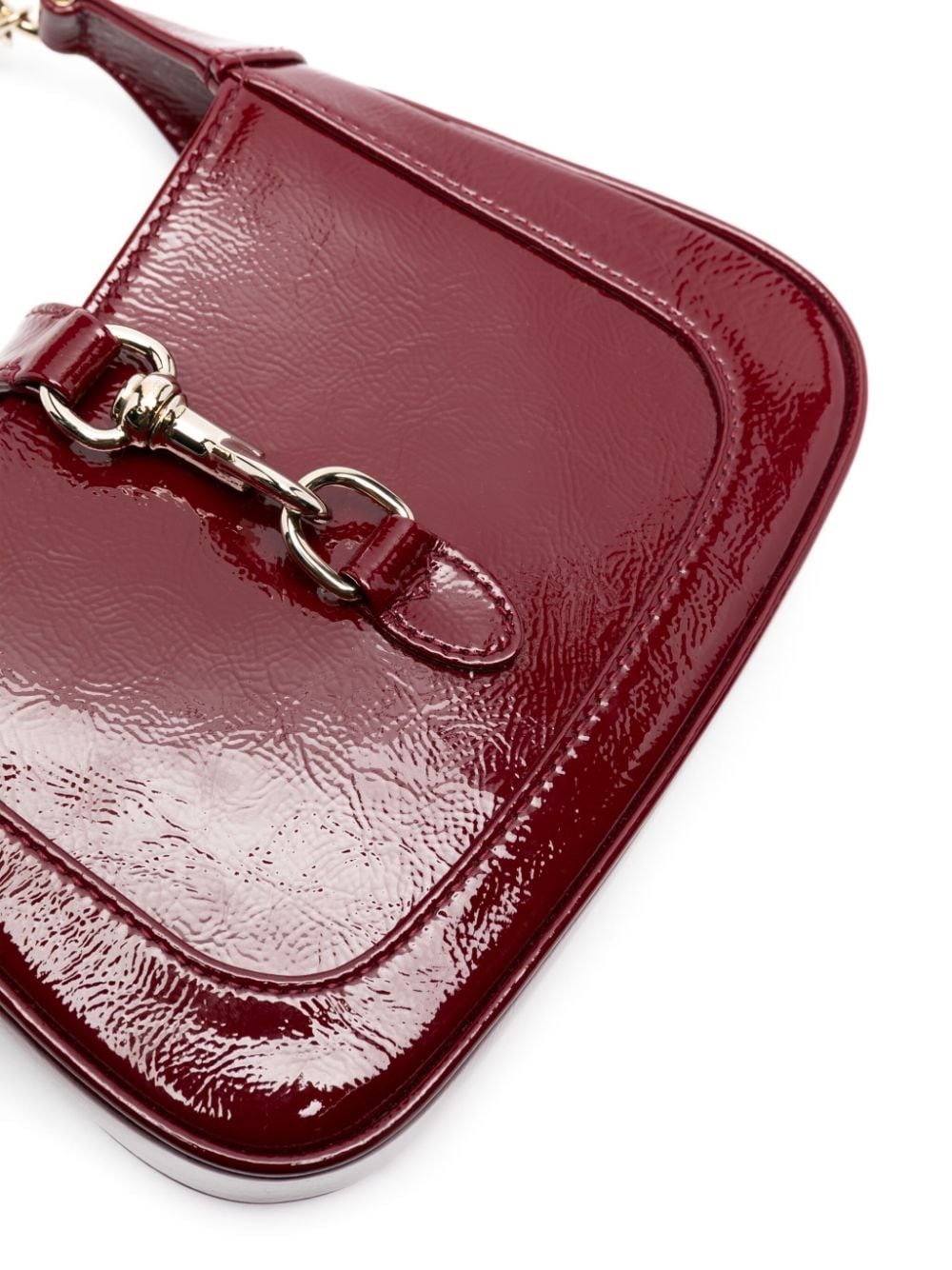 GUCCI- Jackie Notte Patent Leather Mini Bag