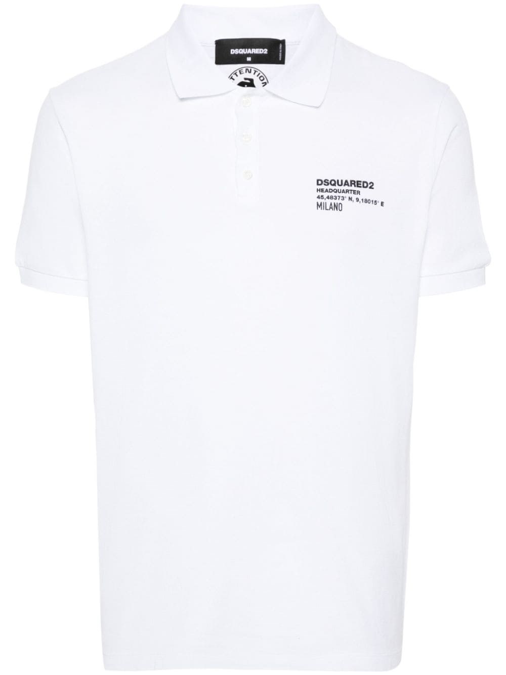 Dsquared2 Logo Cotton Polo Shirt - Dsquared2 - Modalova