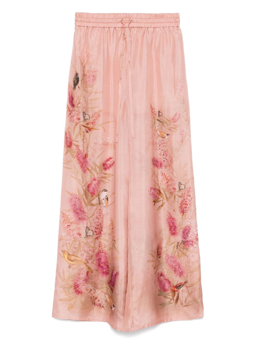 Cascadian Printed Silk Trousers - Zimmermann - Modalova