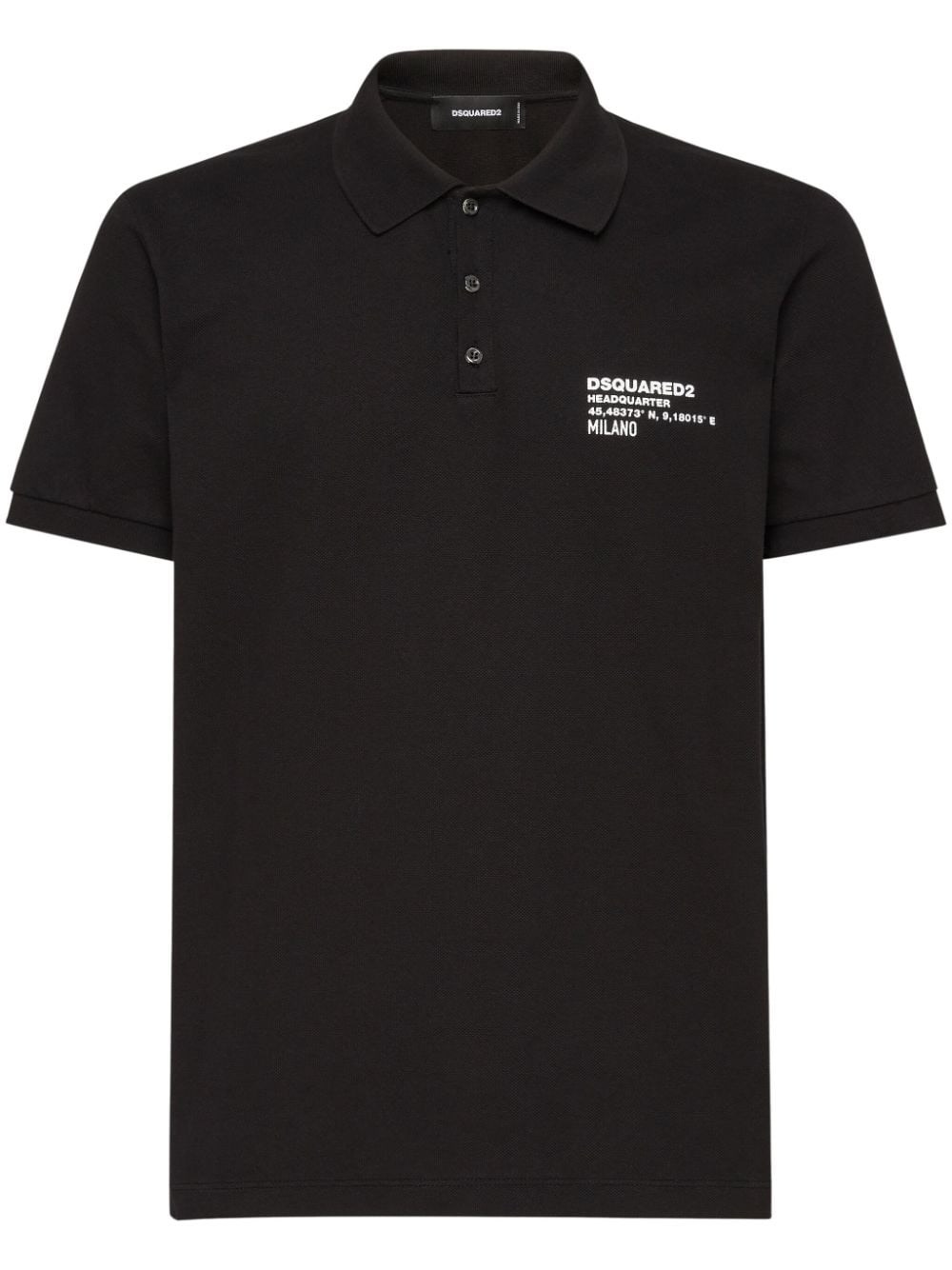 Dsquared2 Logo Cotton Polo Shirt - Dsquared2 - Modalova