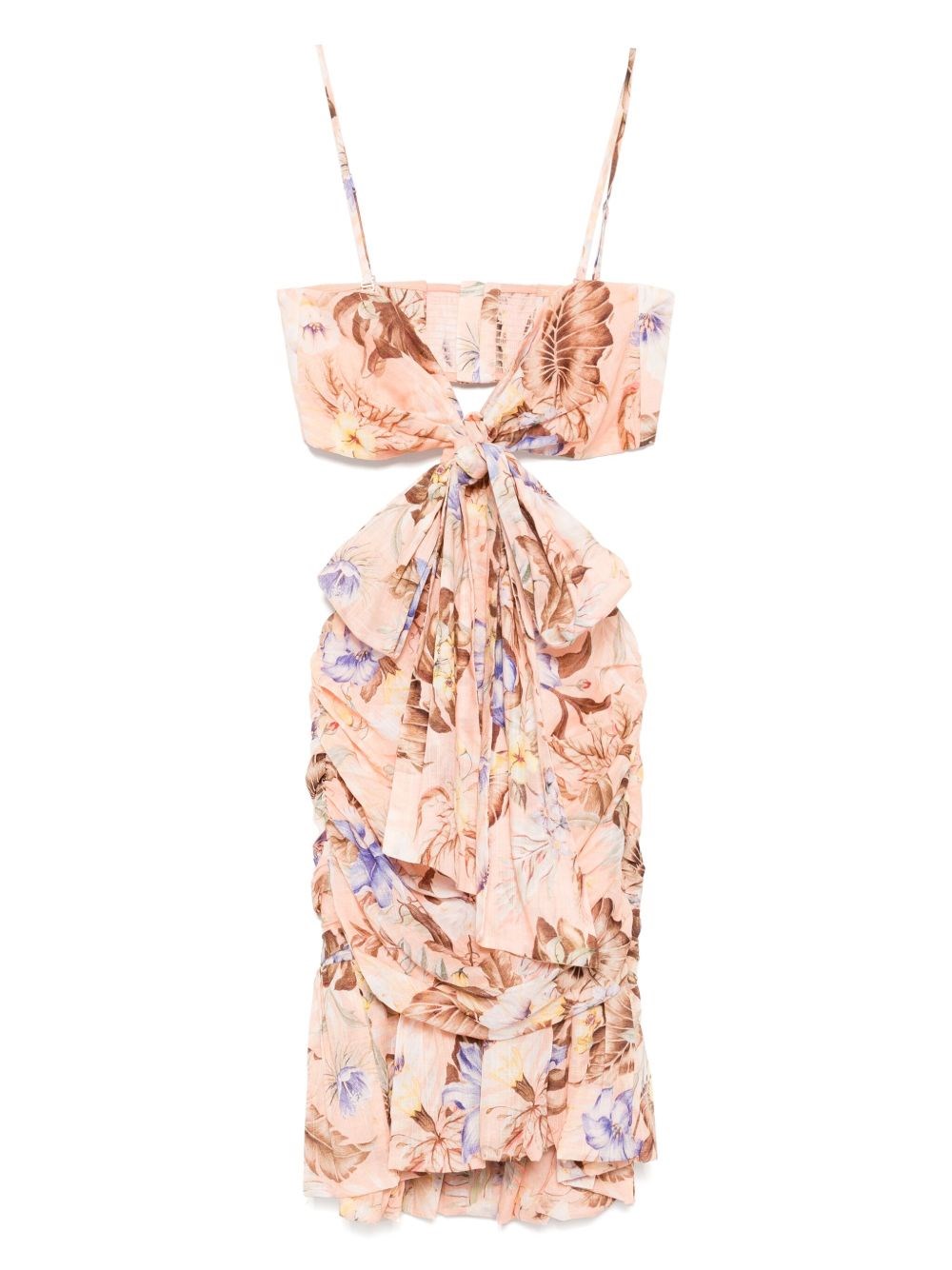 Coco Printed Cotton Mini Dress - Zimmermann - Modalova