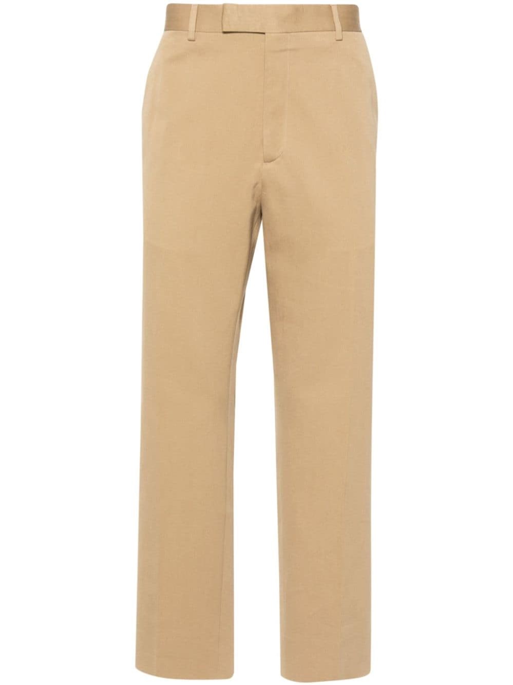 Gucci Web Detail Cotton Trousers - Gucci - Modalova