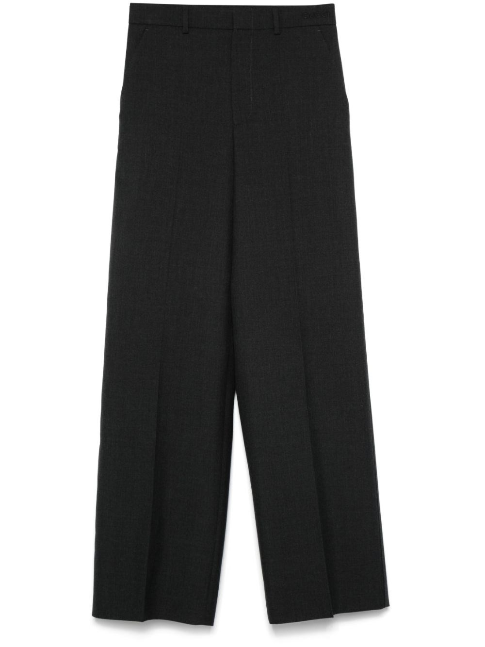 Gucci High-waisted Tailored Suit Pants With Wide-leg Silhouette