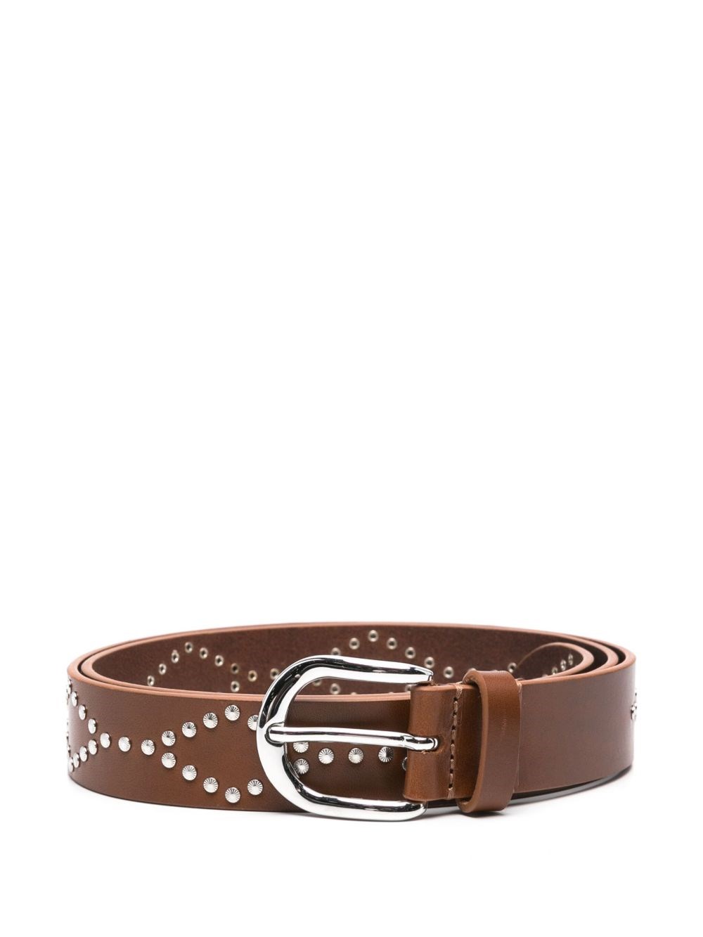 Isabel Marant Women Liliana Leather Belt In Brown
