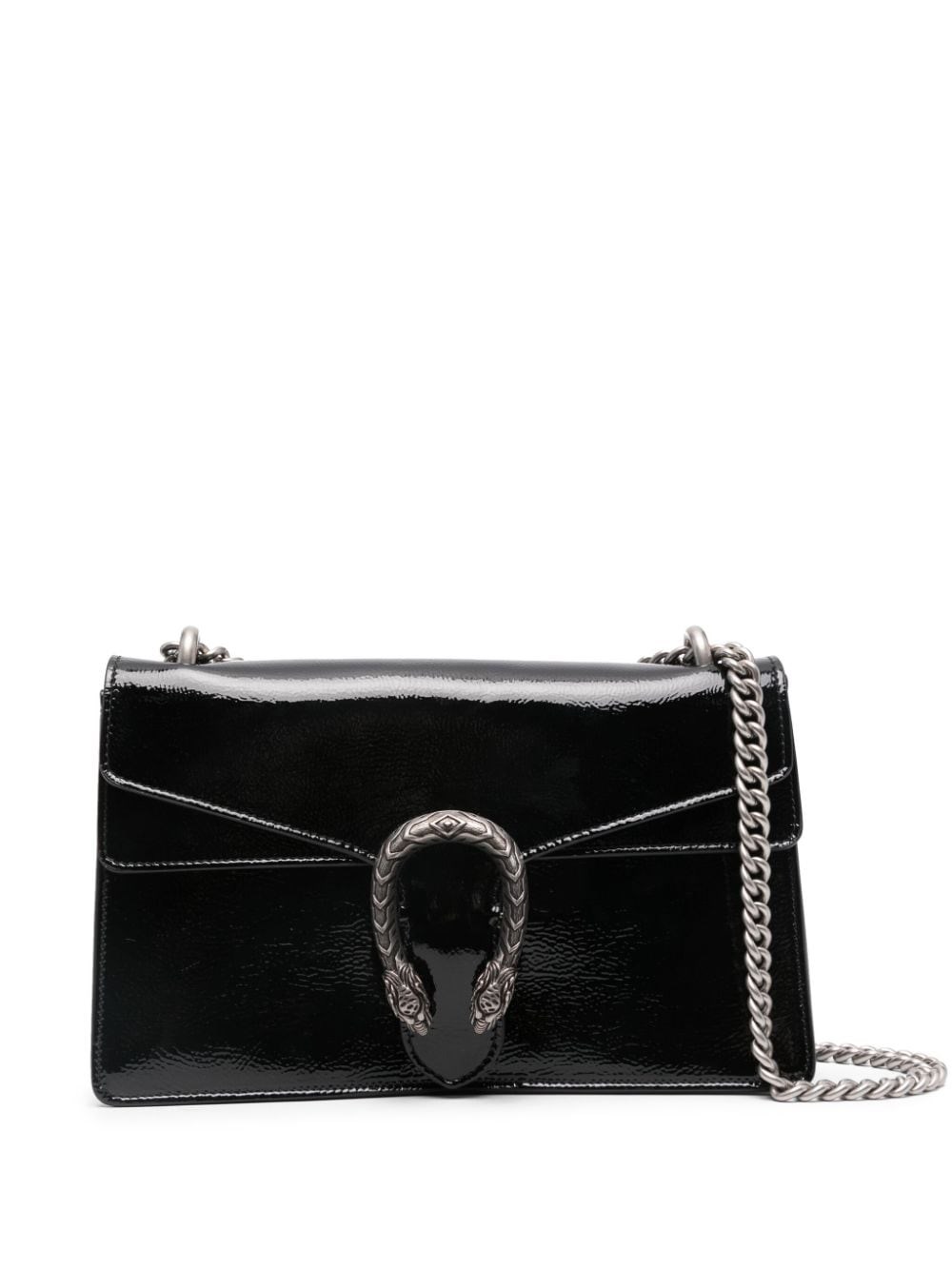 Gucci Dionysus Leather Shoulder Bag In Black