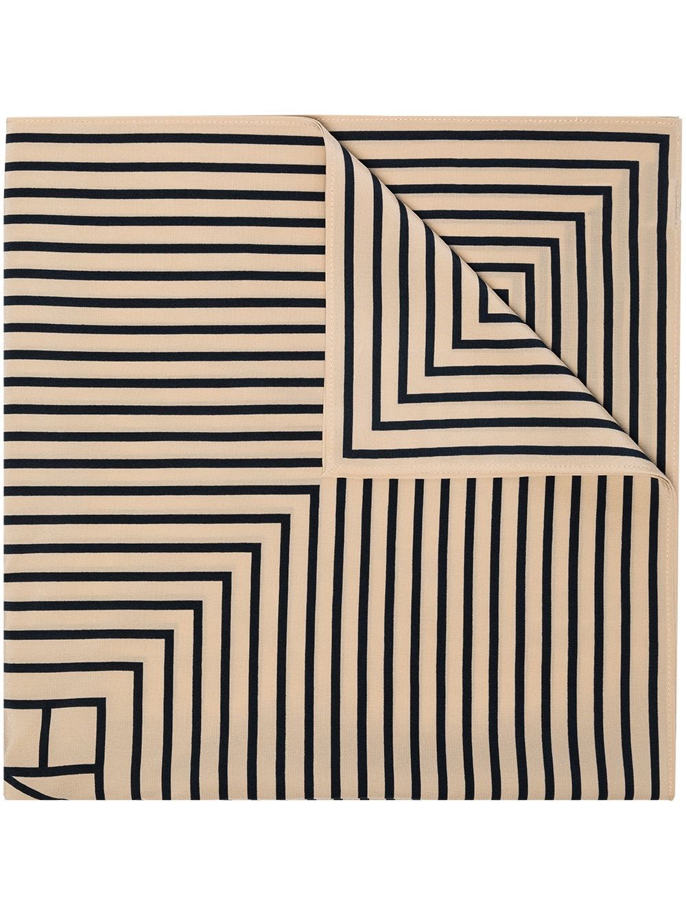 Totême Toteme Signature Monogram Silk Scarf Scarf In Neutral