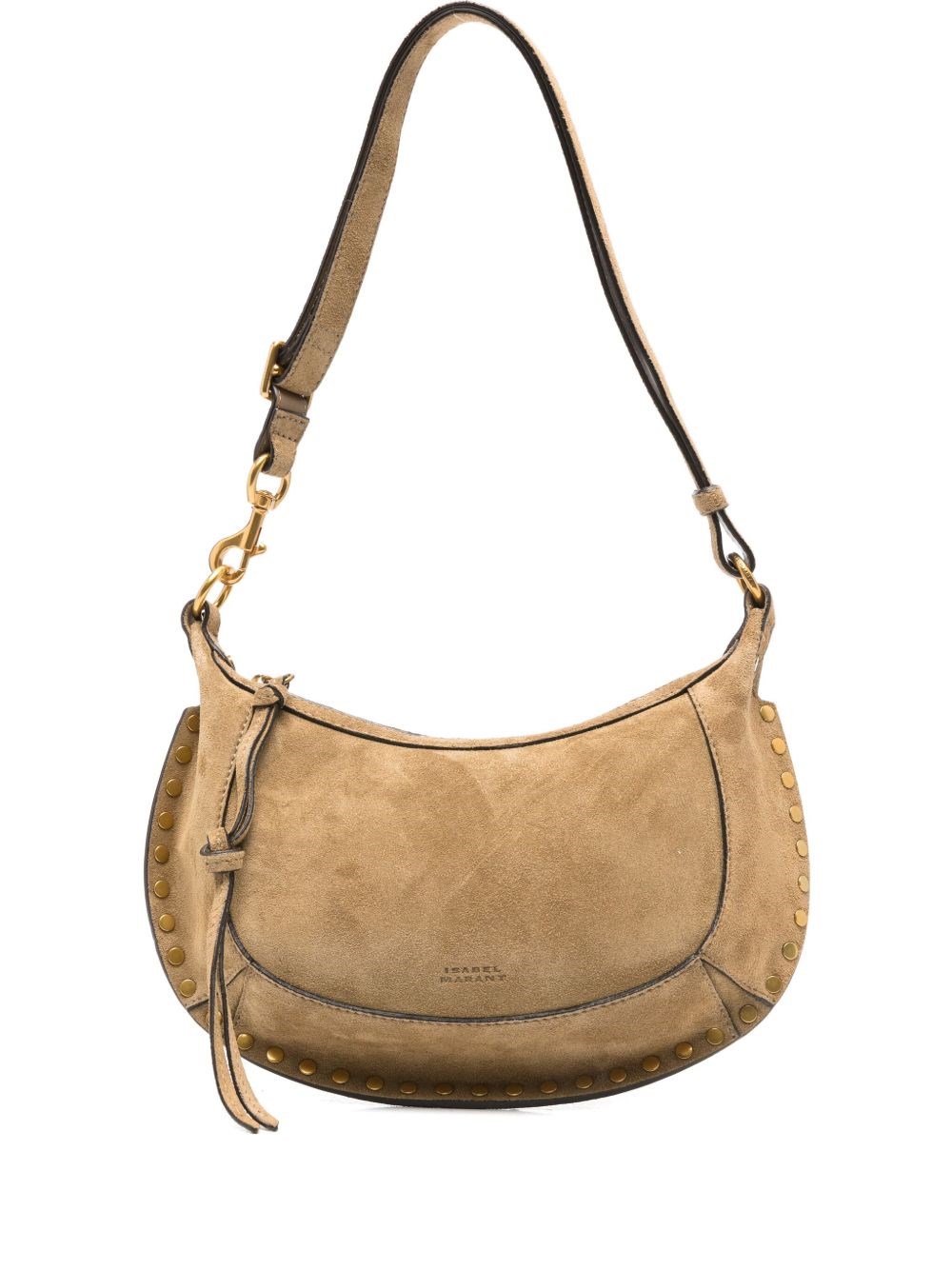 Isabel Marant Oskan Moon Leather Shoulder Bag