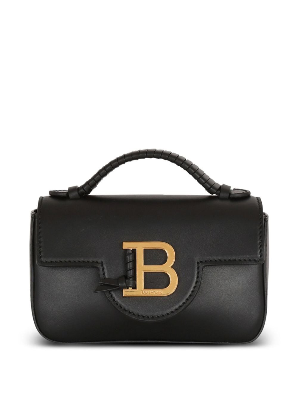 Balmain B-buzz 17 Mini Leather Shoulder Bag In Multi