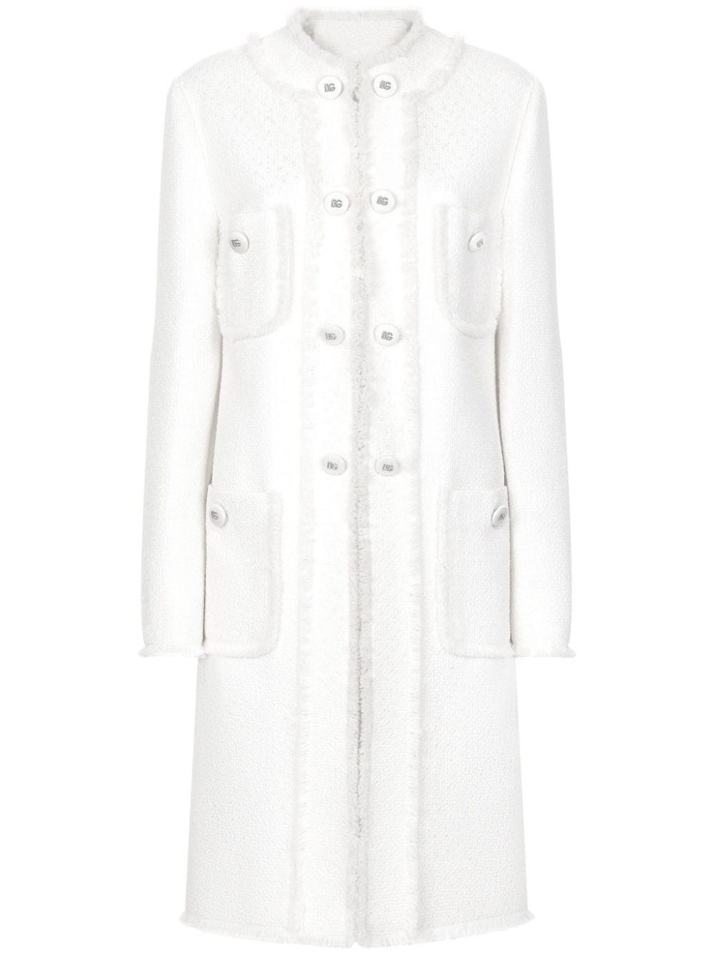 Dolce & Gabbana Wool Tweed Coat