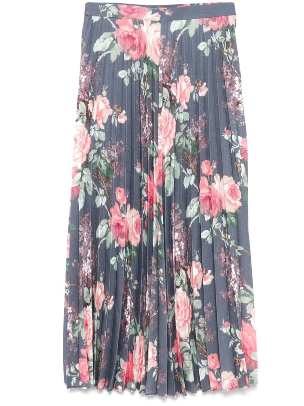 Junya Watanabe Printed Midi Skirt In Blue