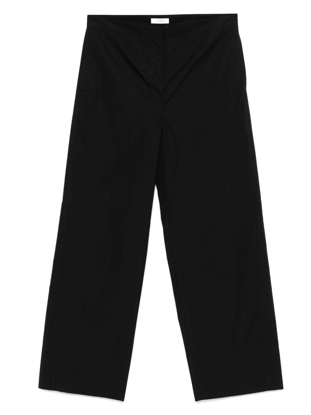 Totême Toteme Women Trousers With Stitching Detail In Black
