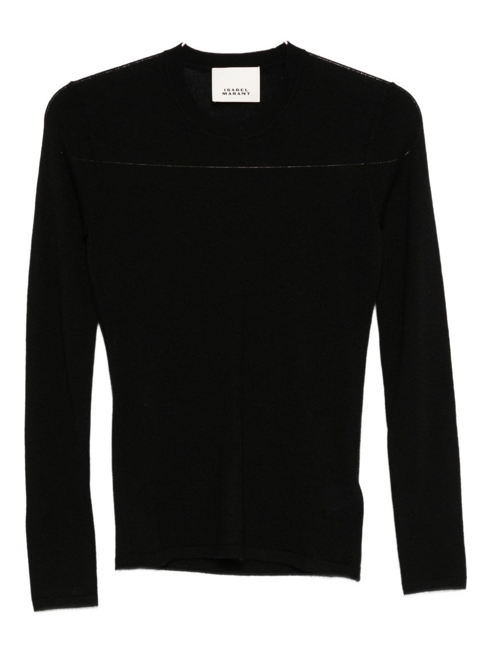 Isabel Marant Ilona Cashmere Crewneck Jumper In Black