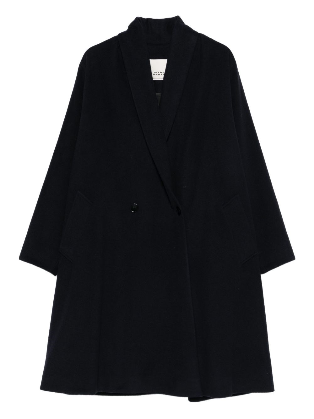 Elise Wool Double-Breasted Coat - Isabel Marant - Modalova