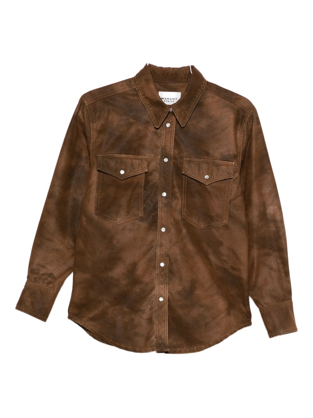 Isabel Marant Étoile Marant Etoile Karima Shirt In Brown