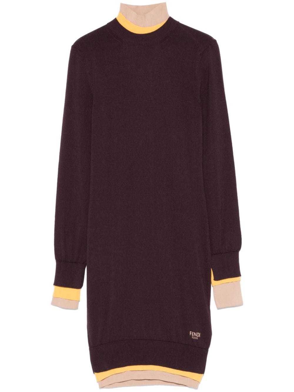 Fendi Mini Wool Dress
