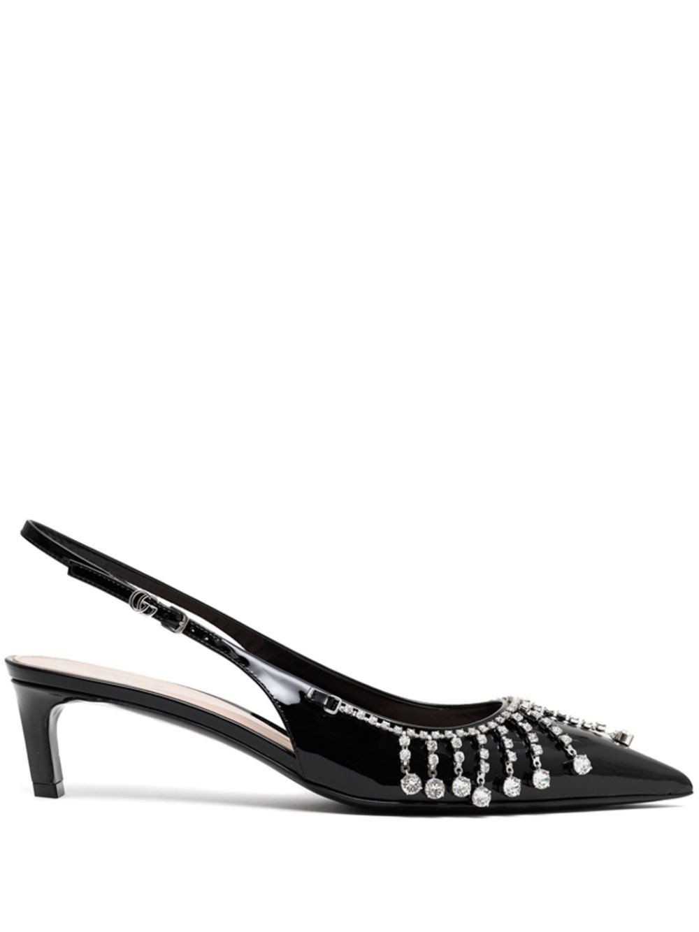 Gucci Crystal Embellished Pumps In Multi