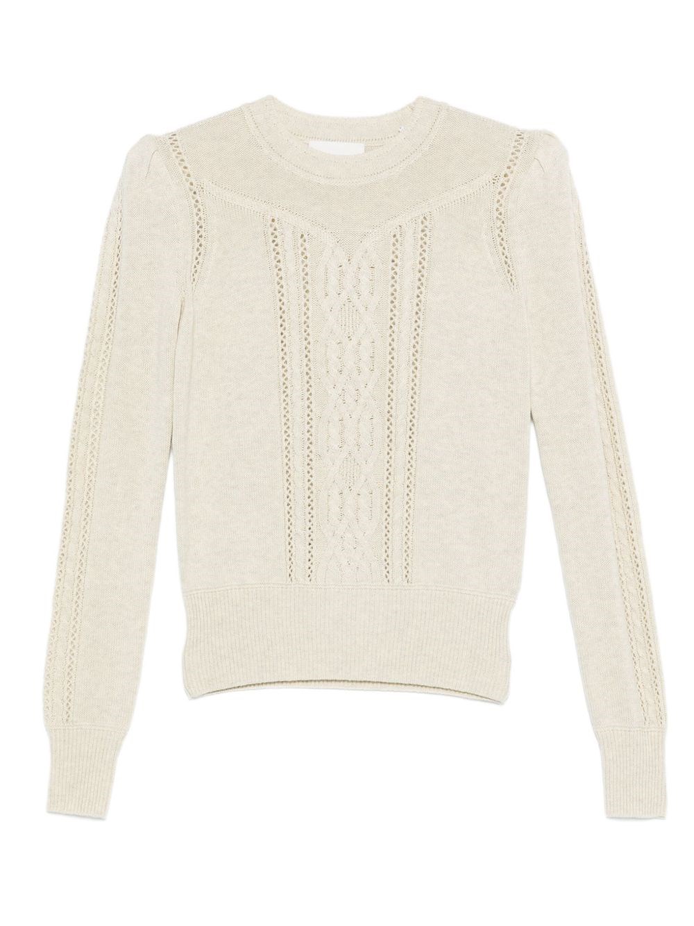 Isabel Marant Étoile Marant Etoile Keyla Cotton And Wool Sweater In Neutral