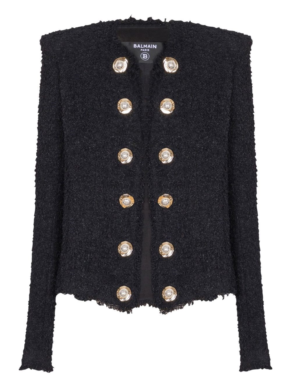 Balmain Tweed Short Jacket - Balmain - Modalova
